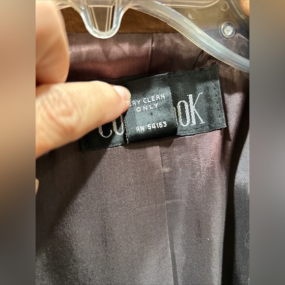 Vintage 90’s Blazer Multi Pattern Tweed Suede Collar Small JL Colebrook EUC - Picture 5 of 10